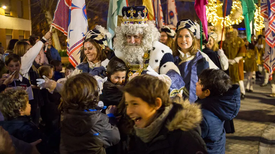 Visita de los Reyes Magos a la Casa de la Misericordia de Pamplona (02). IÑIGO ALZUGARAY