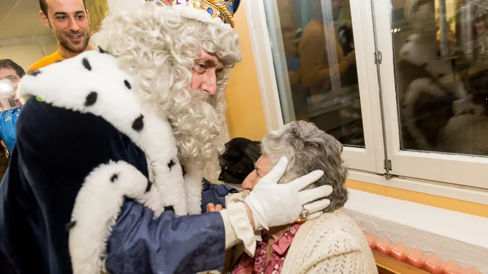 Visita de los Reyes Magos a la Casa de la Misericordia de Pamplona (11). IÑIGO ALZUGARAY