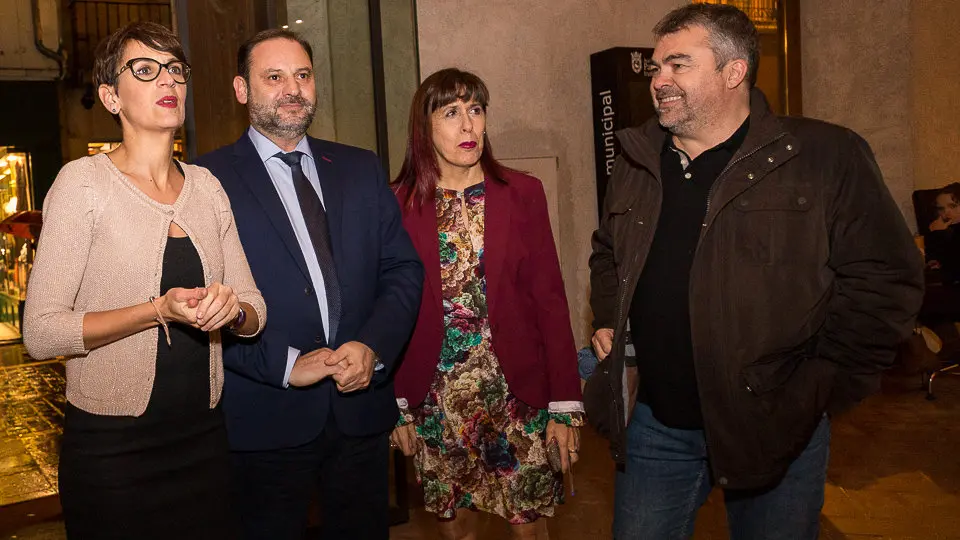 La Agrupación Socialista de Pamplona celebra su 125 aniversario con la presencia del secretario de Organización del PSOE, José Luis Ábalos, María Chivite y Maite Esporrín (06). IÑIGO ALZUGARAY