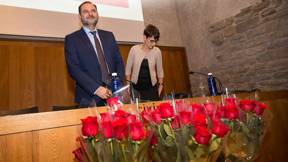 La Agrupación Socialista de Pamplona celebra su 125 aniversario con la presencia del secretario de Organización del PSOE, José Luis Ábalos, María Chivite y Maite Esporrín (28). IÑIGO ALZUGARAY