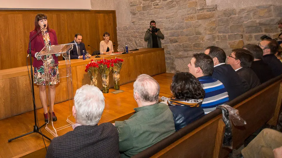 La Agrupación Socialista de Pamplona celebra su 125 aniversario con la presencia del secretario de Organización del PSOE, José Luis Ábalos, María Chivite y Maite Esporrín (31). IÑIGO ALZUGARAY