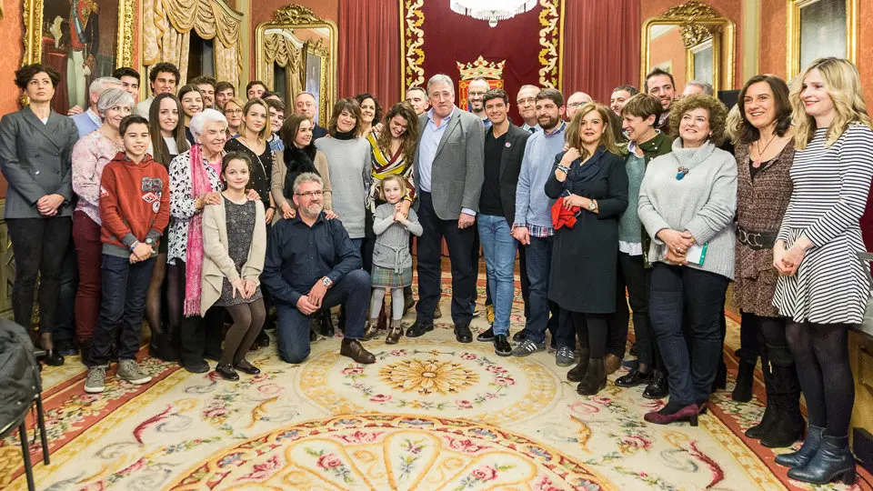 El Ayuntamiento de Pamplona ofrece una recepción institucional a Amaia Romero, ganadora de la última edición de 'Operación Triunfo' (38). IÑIGO ALZUGARAY
