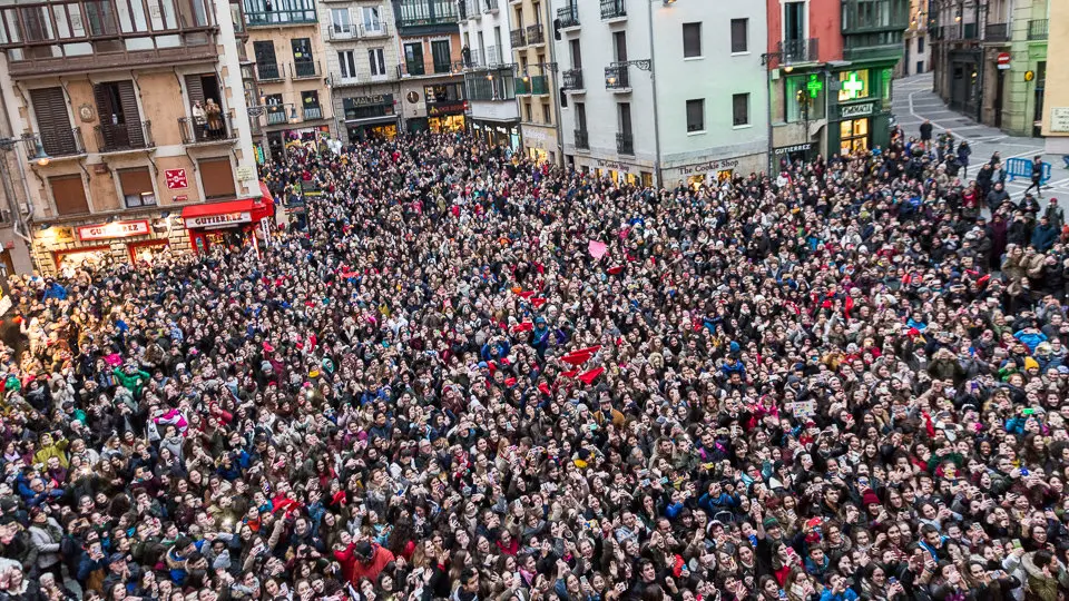 El Ayuntamiento de Pamplona ofrece una recepción institucional a Amaia Romero, ganadora de la última edición de 'Operación Triunfo' (43). IÑIGO ALZUGARAY