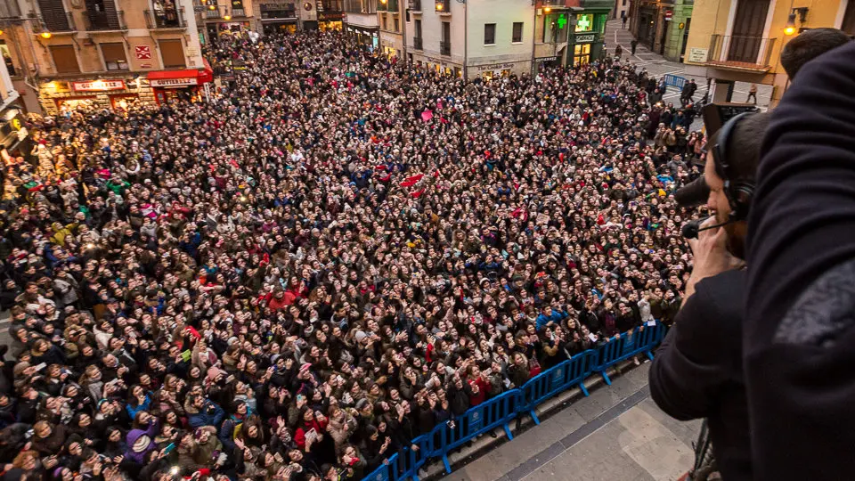 El Ayuntamiento de Pamplona ofrece una recepción institucional a Amaia Romero, ganadora de la última edición de 'Operación Triunfo' (44). IÑIGO ALZUGARAY