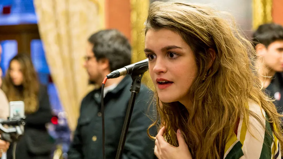 El Ayuntamiento de Pamplona ofrece una recepción institucional a Amaia Romero, ganadora de la última edición de 'Operación Triunfo' (56). IÑIGO ALZUGARAY