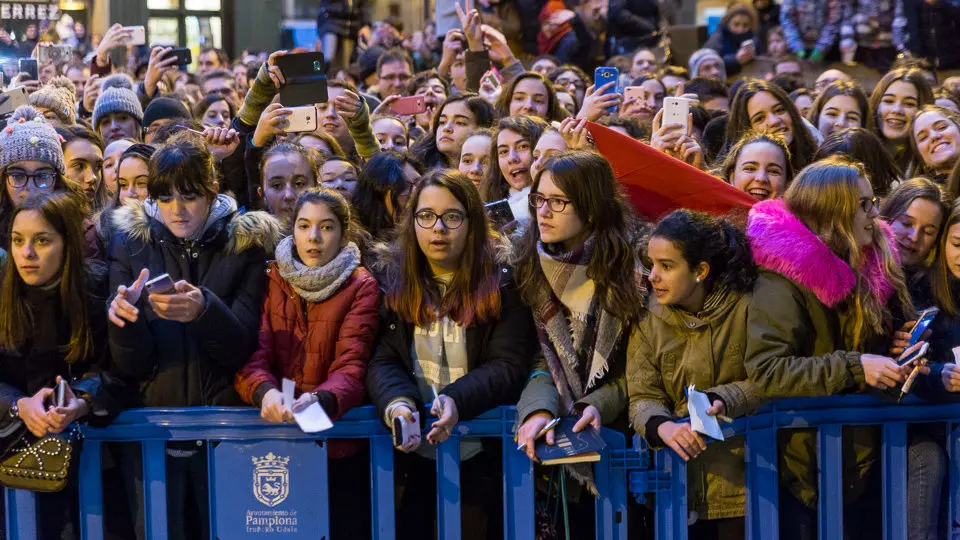 El Ayuntamiento de Pamplona ofrece una recepción institucional a Amaia Romero, ganadora de la última edición de 'Operación Triunfo' (65). IÑIGO ALZUGARAY