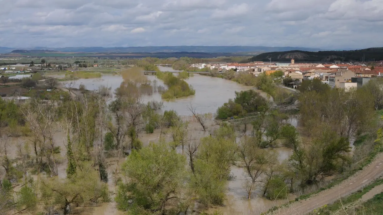 El río Aragón a su paso por Caparroso AMAYA LUQUI (1)