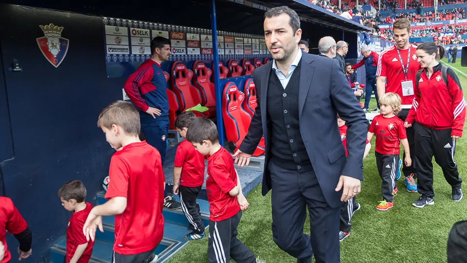 Diego Martínez. Partido de Liga entre Osasuna y Córdoba disputado en El Sadar (09). IÑIGO ALZUGARAY