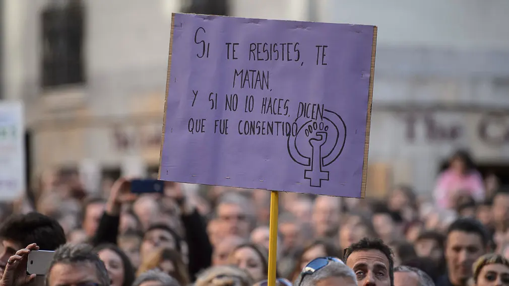 Concentración en contra de los 9 años de carcel para la manada. PABLO LASAOSA 10