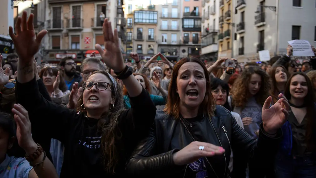 Concentración en contra de los 9 años de carcel para la manada. PABLO LASAOSA 11