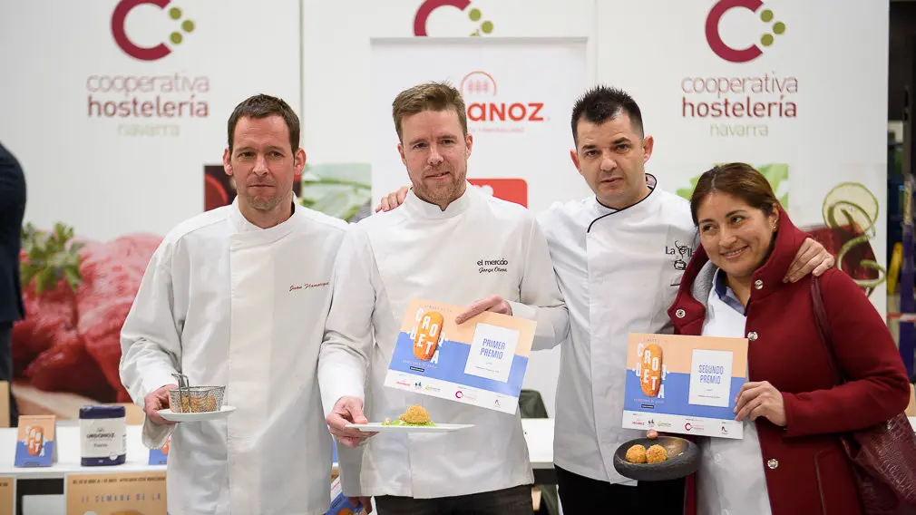 Presentación de los ganadores de la Semana de la croqueta 2018. PABLO LASAOSA 25