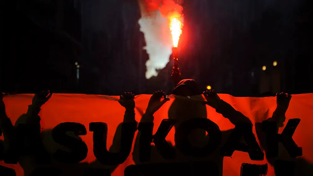 Concentración y manifestación en Pamplona por el caso de Alsasua. MIGUEL OSÉS_20