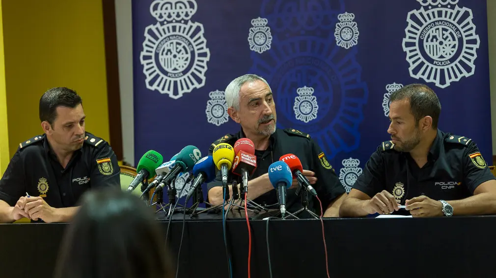 La Policía Nacional informa sobre el mayor alijo de cocaína incautado en Navarra en la última década (06). IÑIGO ALZUGARAY