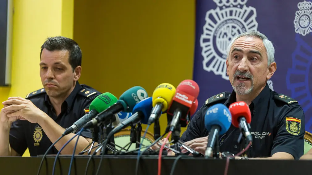 La Policía Nacional informa sobre el mayor alijo de cocaína incautado en Navarra en la última década (09). IÑIGO ALZUGARAY
