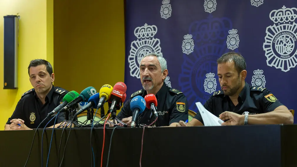 La Policía Nacional informa sobre el mayor alijo de cocaína incautado en Navarra en la última década (10). IÑIGO ALZUGARAY