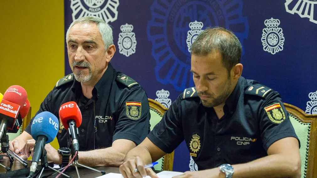 La Policía Nacional informa sobre el mayor alijo de cocaína incautado en Navarra en la última década (11). IÑIGO ALZUGARAY