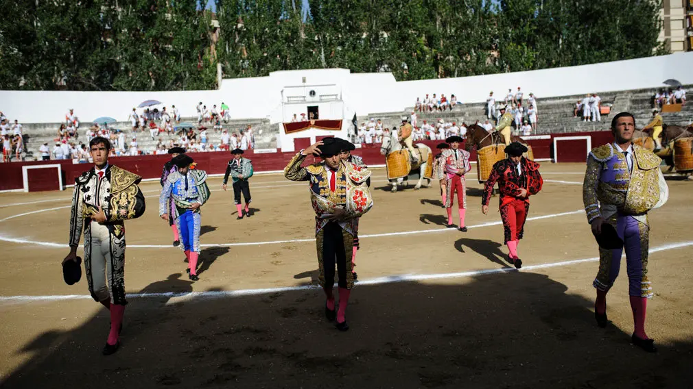 Primera corrida de la feria de Estella de 2018. MIGUEL OSÉS_9
