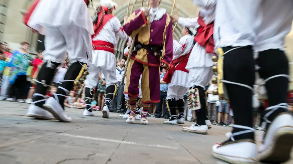 Baile de los Danzantes de San Lorenzo en el día de su patrón (11). IÑIGO ALZUGARAY