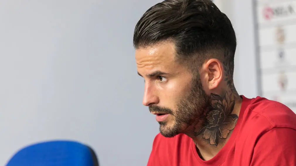 Presentación de Rubén García como nuevo delantero de Osasuna donde jugará con el número 14 en su camiseta (06). IÑIGO ALZUGARAY