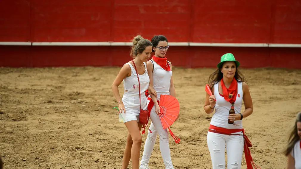Milagro celebra el día de la mujer durante sus fiestas de 2018. PABLO LASAOSA 17
