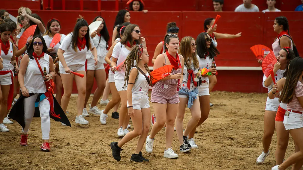 Milagro celebra el día de la mujer durante sus fiestas de 2018. PABLO LASAOSA 23