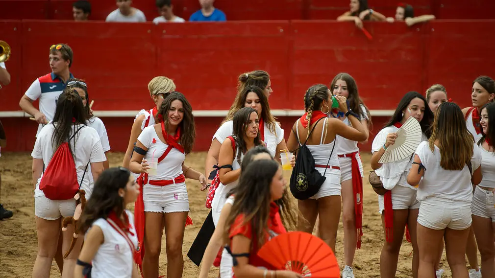 Milagro celebra el día de la mujer durante sus fiestas de 2018. PABLO LASAOSA 26