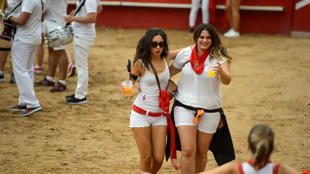 Milagro celebra el día de la mujer durante sus fiestas de 2018. PABLO LASAOSA 27