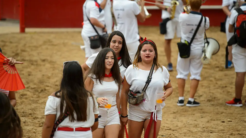 Milagro celebra el día de la mujer durante sus fiestas de 2018. PABLO LASAOSA 28