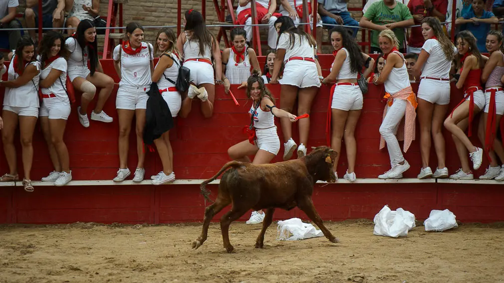 Milagro celebra el día de la mujer durante sus fiestas de 2018. PABLO LASAOSA 33