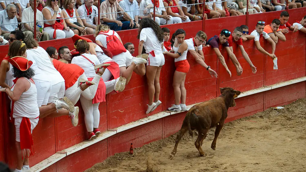 Milagro celebra el día de la mujer durante sus fiestas de 2018. PABLO LASAOSA 35