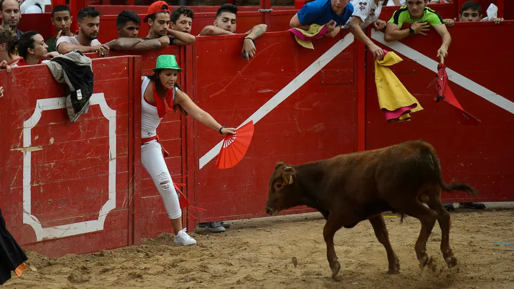 Milagro celebra el día de la mujer durante sus fiestas de 2018. PABLO LASAOSA 36