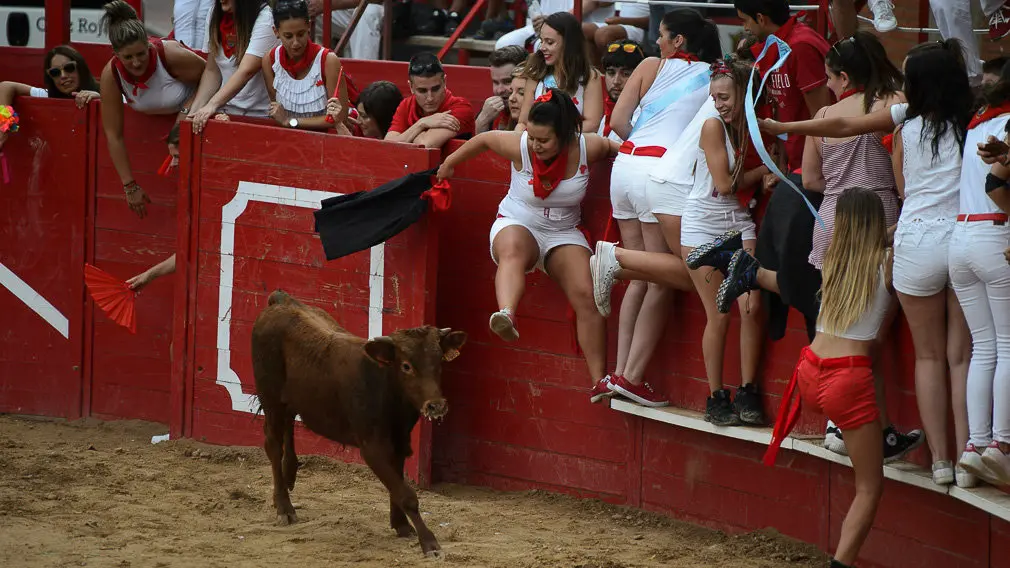 Milagro celebra el día de la mujer durante sus fiestas de 2018. PABLO LASAOSA 39
