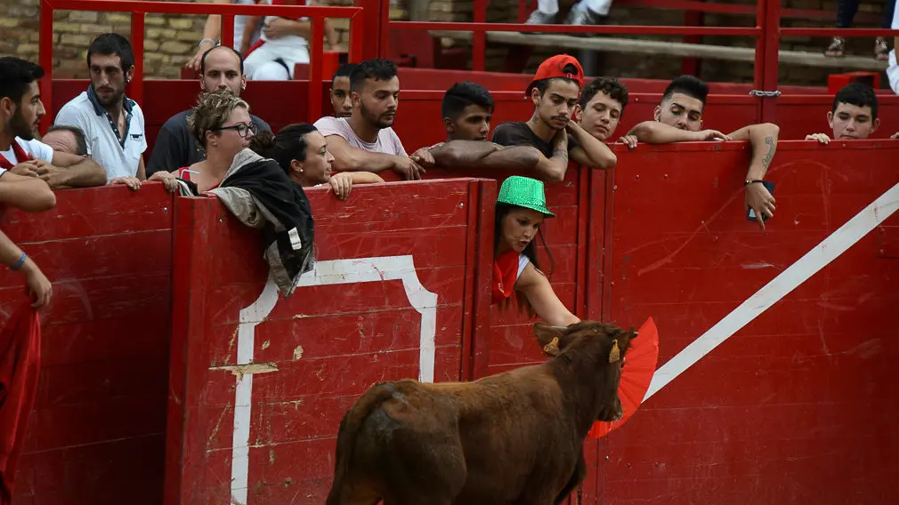 Milagro celebra el día de la mujer durante sus fiestas de 2018. PABLO LASAOSA 40