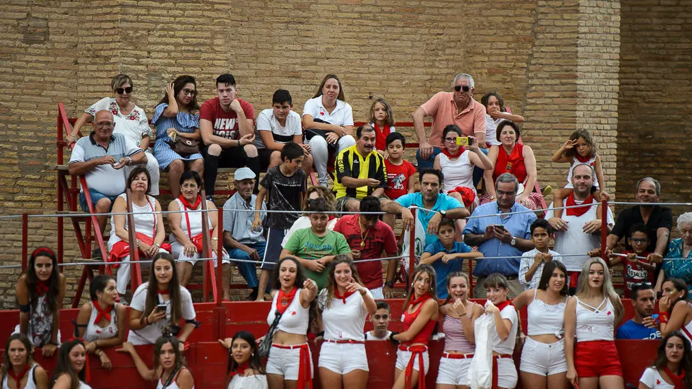 Milagro celebra el día de la mujer durante sus fiestas de 2018. PABLO LASAOSA 52