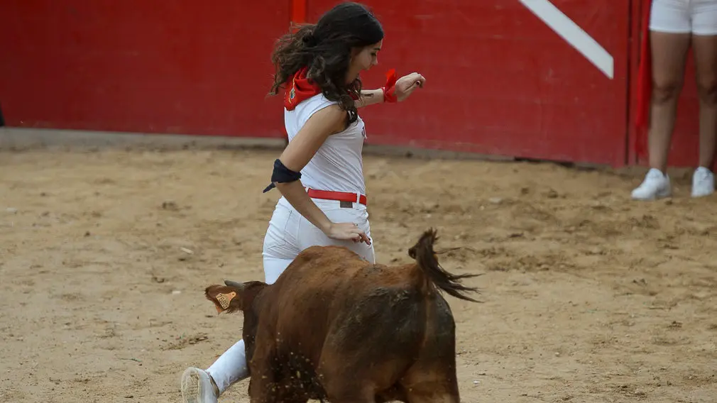Milagro celebra el día de la mujer durante sus fiestas de 2018. PABLO LASAOSA 53