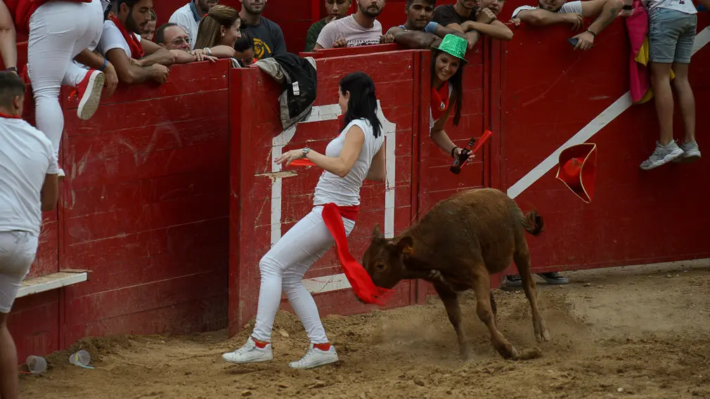 Milagro celebra el día de la mujer durante sus fiestas de 2018. PABLO LASAOSA 55