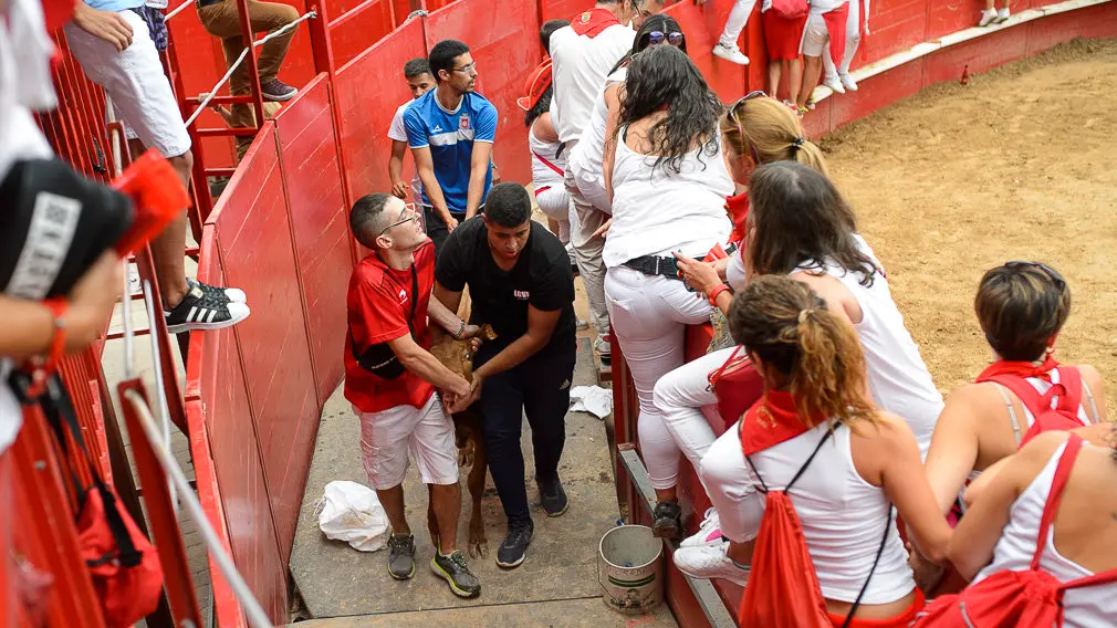 Milagro celebra el día de la mujer durante sus fiestas de 2018. PABLO LASAOSA 61