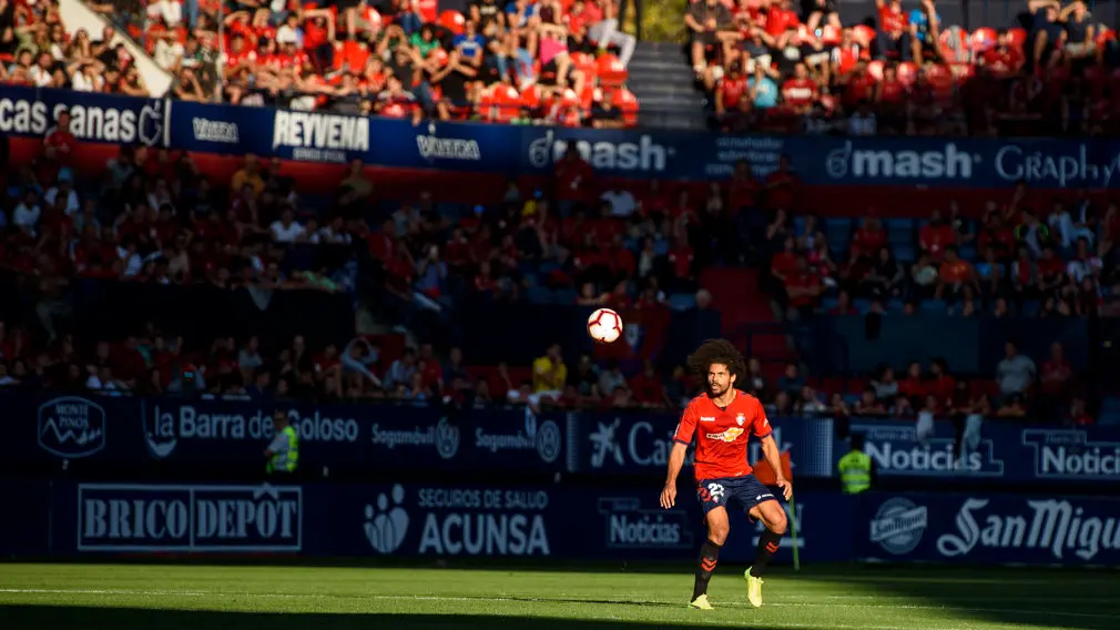 Partido entre el Osasuna y el Numancia correspondiente a la 7ª jornada de la Liga. MIGUEL OSÉS_12