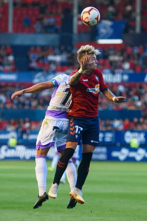 Partido entre Osasuna y Numancia disputado en el estadio de El Sadar correspondiente a la 7ª jornada de la Liga123. MIGUEL OSÉS. MIGUEL OSÉS_2