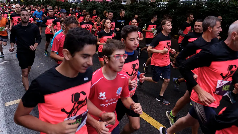 Celebración de la V edición de la Carrera Solidaria Navarra en favor de Anfas. PABLO LASAOSA (17)