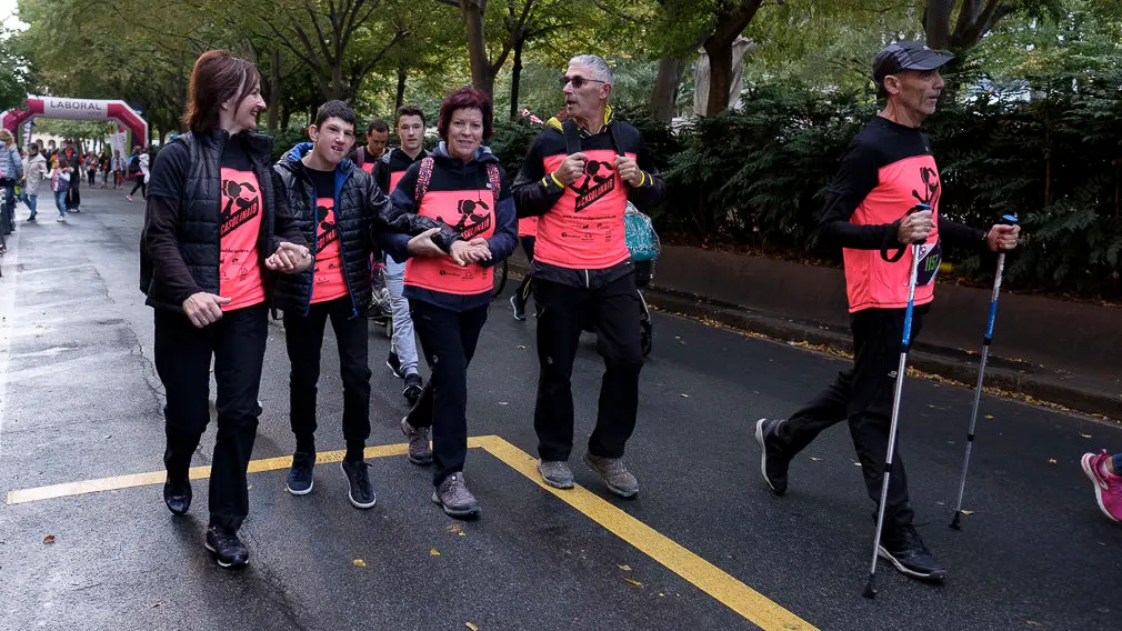 Celebración de la V edición de la Carrera Solidaria Navarra en favor de Anfas. PABLO LASAOSA (25)