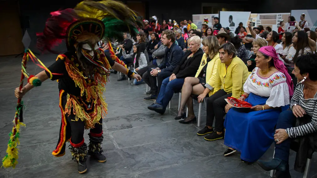 El Parlamento celebra el _Día de los Pueblos Indígenas y de Respeto a la Diversidad Cultural_. PABLO LASAOSA 11
