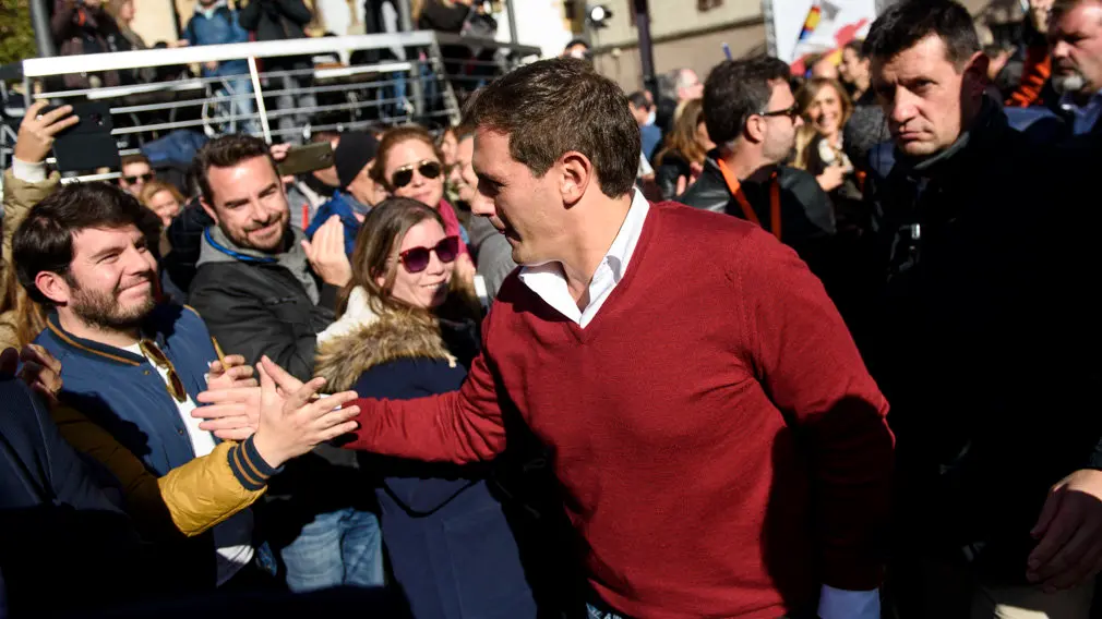 Visita de Albert Rivera a Alsasua. MIGUEL OSÉS_38