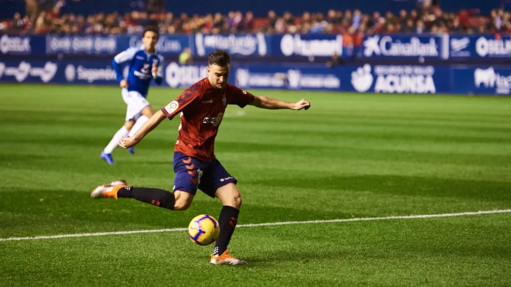 Partido correspondiente a la jornada 14 entre Osasuna y Tenerife. MIGUEL OSÉS