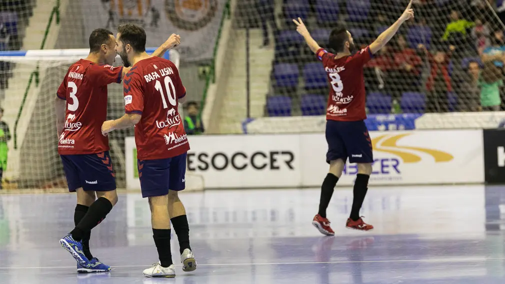 Partido de la liga de Fútbol Sala entre Osasuna Xota y Ribera Navarra en el Pabellón Anaitasuna (53). IÑIGO ALZUGARAY