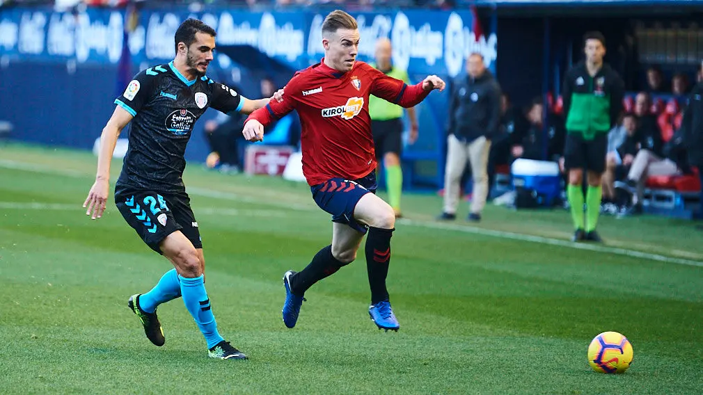 Partido entre Osasuna y Lugo correspondiente a la decimosexta jornada de liga. MIGUEL OSÉS 1
