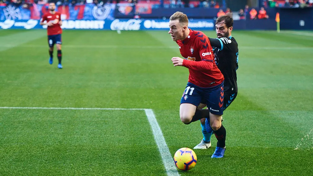 Partido entre Osasuna y Lugo correspondiente a la decimosexta jornada de liga. MIGUEL OSÉS 2