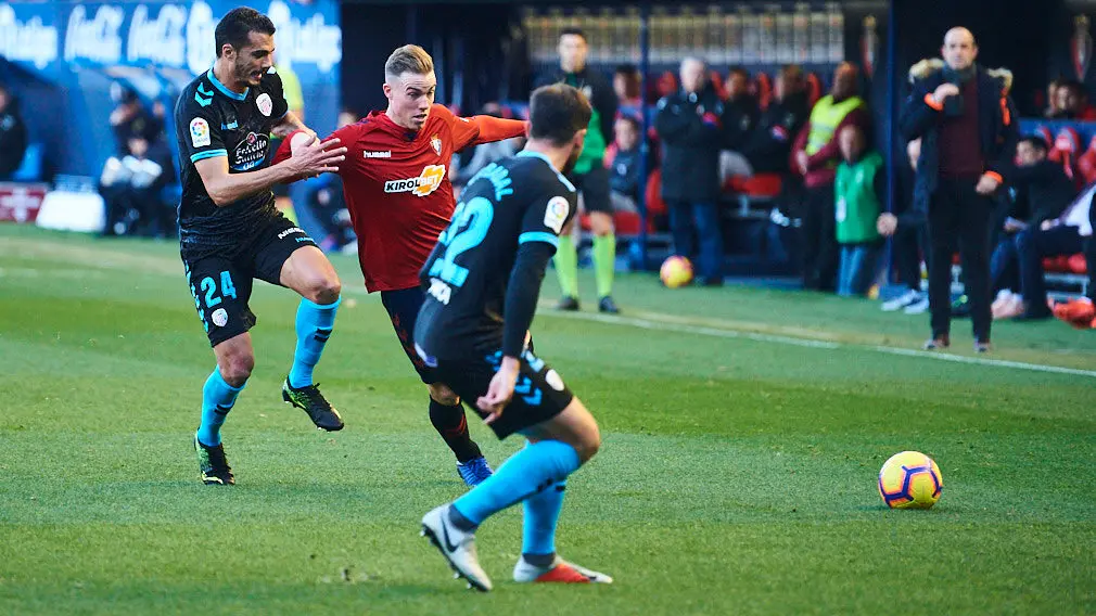 Partido entre Osasuna y Lugo correspondiente a la decimosexta jornada de liga. MIGUEL OSÉS 6