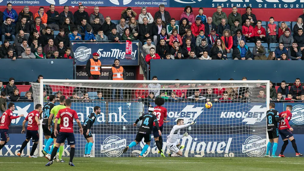 Partido de Liga 123 entre Osasuna y Lugo disputado en El Sadar (12). IÑIGO ALZUGARAY