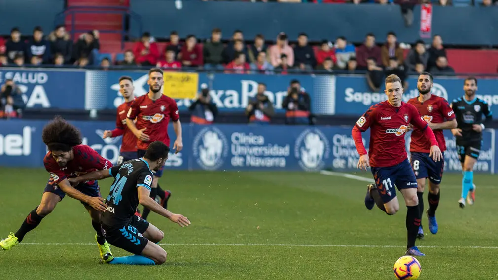 Partido de Liga 123 entre Osasuna y Lugo disputado en El Sadar (30). IÑIGO ALZUGARAY